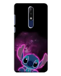 Чехол для Nokia 5.1 Plus (X5) с картинкой «Неоновый Stitch» Чехол для Nokia 5.1 Plus (X5) с картинкой «Неоновый Stitch»