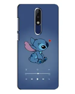 Чехол для Nokia 5.1 Plus (X5) с картинкой «Музыкальный Stitch» Чехол для Nokia 5.1 Plus (X5) с картинкой «Музыкальный Stitch»
