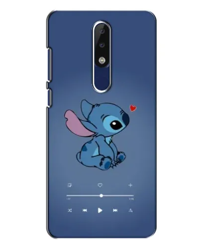 Чехол для Nokia 5.1 Plus (X5) с картинкой «Музыкальный Stitch» Чехол для Nokia 5.1 Plus (X5) с картинкой «Музыкальный Stitch»