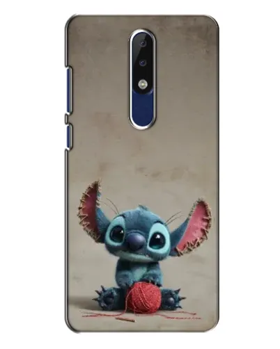 Чехол для Nokia 5.1 Plus (X5) с картинкой «Стич на коричневом фоне» Чехол для Nokia 5.1 Plus (X5) с картинкой «Стич на коричневом фоне»