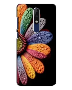 Чехол для Nokia 5.1 Plus (X5) с картинкой «Радужный цветок» Чехол для Nokia 5.1 Plus (X5) с картинкой «Радужный цветок»