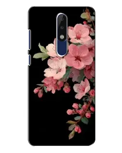 Чехол для Nokia 5.1 Plus (X5) с картинкой «Розовая ветка сакуры» Чехол для Nokia 5.1 Plus (X5) с картинкой «Розовая ветка сакуры»
