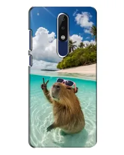 Чехол для Nokia 5.1 Plus (X5) с картинкой «Капибара на море» Чехол для Nokia 5.1 Plus (X5) с картинкой «Капибара на море»