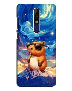 Чехол для Nokia 5.1 Plus (X5) с картинкой «Капибара Ван Гога» Чехол для Nokia 5.1 Plus (X5) с картинкой «Капибара Ван Гога»
