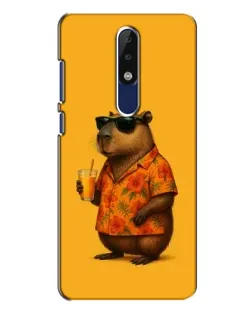 Чехол для Nokia 5.1 Plus (X5) с картинкой «Капибара на отдыхе» Чехол для Nokia 5.1 Plus (X5) с картинкой «Капибара на отдыхе»