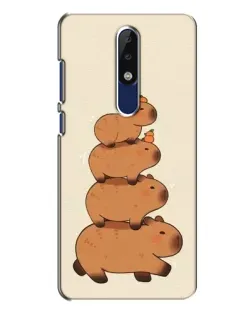 Чехол для Nokia 5.1 Plus (X5) с картинкой «Башня из капибар» Чехол для Nokia 5.1 Plus (X5) с картинкой «Башня из капибар»