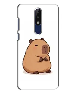 Чехол для Nokia 5.1 Plus (X5) с картинкой «Толстенькая капибара» Чехол для Nokia 5.1 Plus (X5) с картинкой «Толстенькая капибара»
