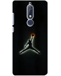 Чехол для Nokia 5.1 (2018) с картинкой «Jordan Gradient Logo»