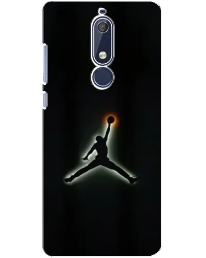 Чехол для Nokia 5.1 (2018) с картинкой «Jordan Gradient Logo»