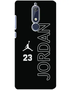 Чехол для Nokia 5.1 (2018) с картинкой «Jordan Vertical»