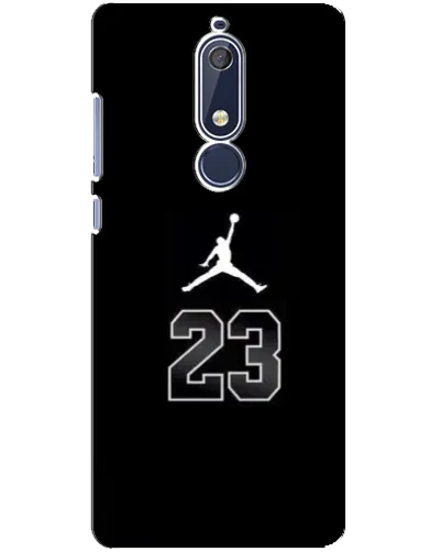 Чехол для Nokia 5.1 (2018) с картинкой «Jordan Flight 23»