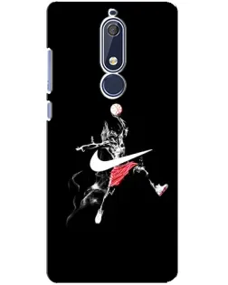 Чехол для Nokia 5.1 (2018) с картинкой «Jordan Jumpman»