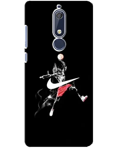 Чехол для Nokia 5.1 (2018) с картинкой «Jordan Jumpman»