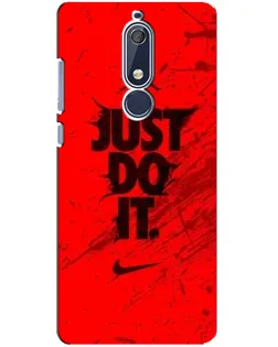 Чехол для Nokia 5.1 (2018) с картинкой «Nike Just Do It»