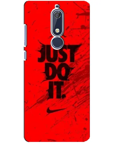 Чехол для Nokia 5.1 (2018) с картинкой «Nike Just Do It»