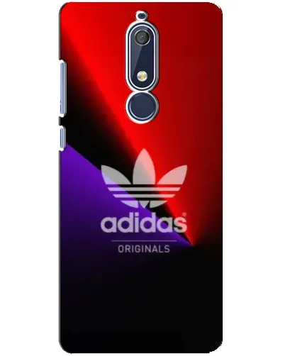 Чехол для Nokia 5.1 (2018) с картинкой «Adidas Red Neon» Чехол для Nokia 5.1 (2018) с картинкой «Adidas Red Neon»