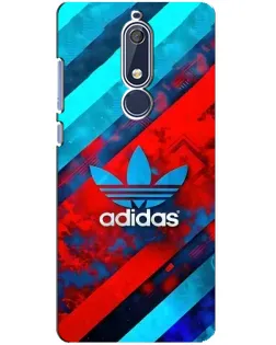 Чехол для Nokia 5.1 (2018) с картинкой «Абстракция Adidas» Чехол для Nokia 5.1 (2018) с картинкой «Абстракция Adidas»