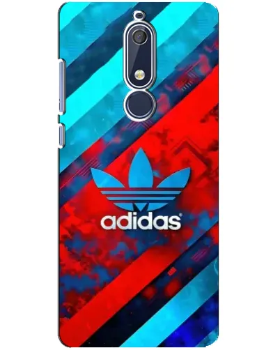 Чехол для Nokia 5.1 (2018) с картинкой «Абстракция Adidas» Чехол для Nokia 5.1 (2018) с картинкой «Абстракция Adidas»