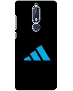 Чехол для Nokia 5.1 (2018) с картинкой «Adidas Cyan Logo» Чехол для Nokia 5.1 (2018) с картинкой «Adidas Cyan Logo»