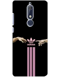 Чехол для Nokia 5.1 (2018) с картинкой «Adidas Hands» Чехол для Nokia 5.1 (2018) с картинкой «Adidas Hands»