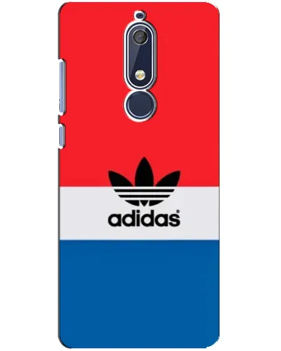 Чехол для Nokia 5.1 (2018) с картинкой «Ретро блоки Adidas» Чехол для Nokia 5.1 (2018) с картинкой «Ретро блоки Adidas»