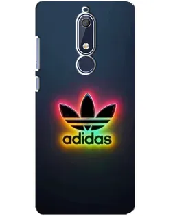 Чехол для Nokia 5.1 (2018) с картинкой «Неоновый Adidas» Чехол для Nokia 5.1 (2018) с картинкой «Неоновый Adidas»