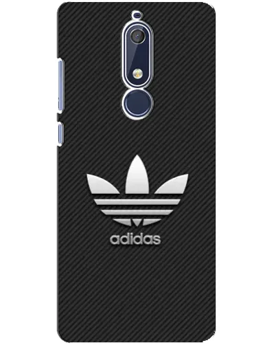 Чехол для Nokia 5.1 (2018) с картинкой «Adidas Карбоновая текстура» Чехол для Nokia 5.1 (2018) с картинкой «Adidas Карбоновая текстура»
