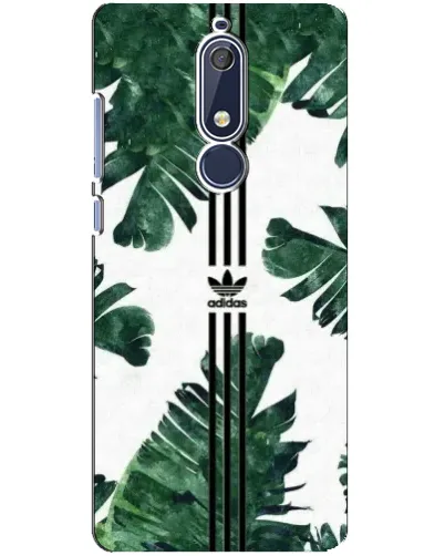Чехол для Nokia 5.1 (2018) с картинкой «Пальмовые листья адидас» Чехол для Nokia 5.1 (2018) с картинкой «Пальмовые листья адидас»