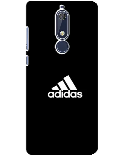 Чехол для Nokia 5.1 (2018) с картинкой «Черная классика Adidas» Чехол для Nokia 5.1 (2018) с картинкой «Черная классика Adidas»