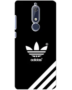 Чехол для Nokia 5.1 (2018) с картинкой «Adidas с диагональными полосами»