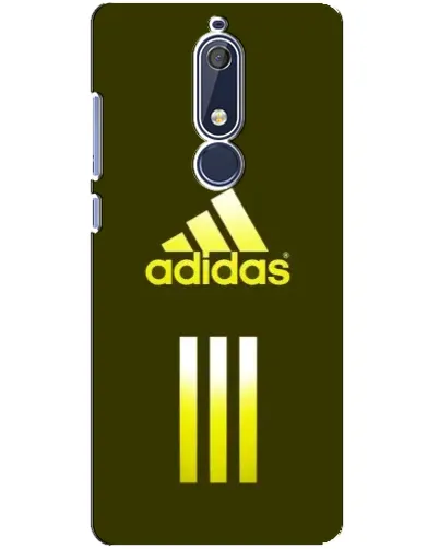 Чехол для Nokia 5.1 (2018) с картинкой «Оливковый градиент Adidas» Чехол для Nokia 5.1 (2018) с картинкой «Оливковый градиент Adidas»