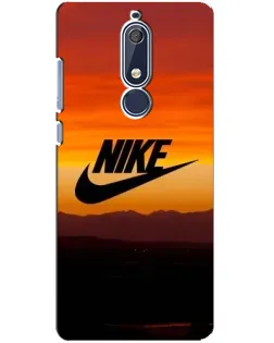 Чехол для Nokia 5.1 (2018) с картинкой «Nike — вечерний горизонт»