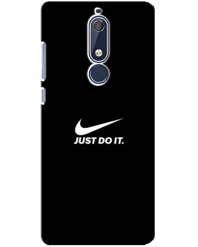Чехол для Nokia 5.1 (2018) с картинкой «Минимализм от Nike» Чехол для Nokia 5.1 (2018) с картинкой «Минимализм от Nike»