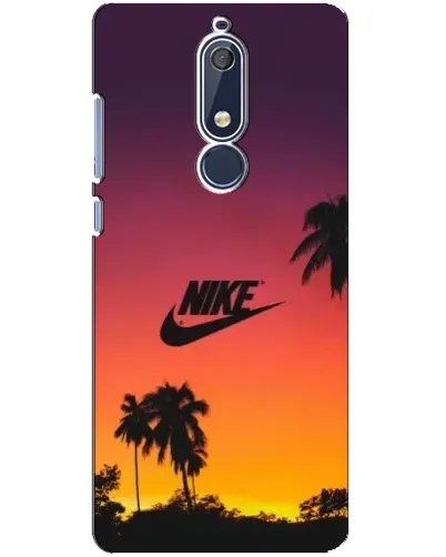Чехол для Nokia 5.1 (2018) с картинкой «Nike на закате солнца» Чехол для Nokia 5.1 (2018) с картинкой «Nike на закате солнца»