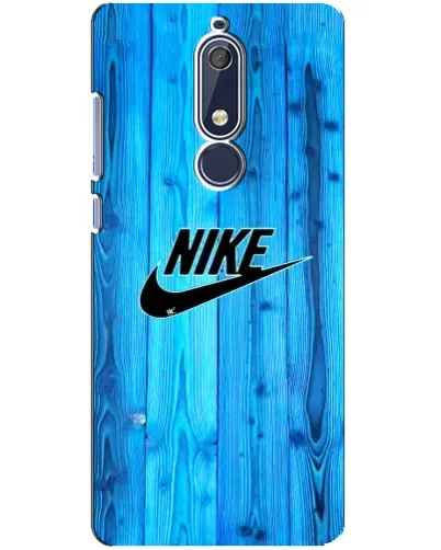 Чехол для Nokia 5.1 (2018) с картинкой «Голубое дерево Nike» Чехол для Nokia 5.1 (2018) с картинкой «Голубое дерево Nike»