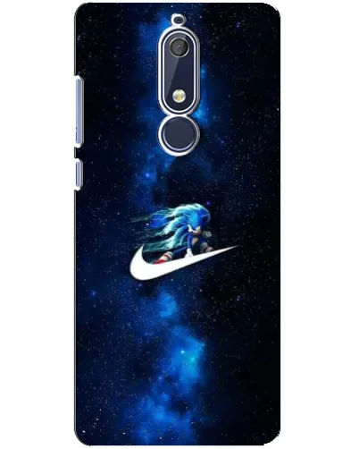 Чехол для Nokia 5.1 (2018) с картинкой «Звездный путь Nike» Чехол для Nokia 5.1 (2018) с картинкой «Звездный путь Nike»