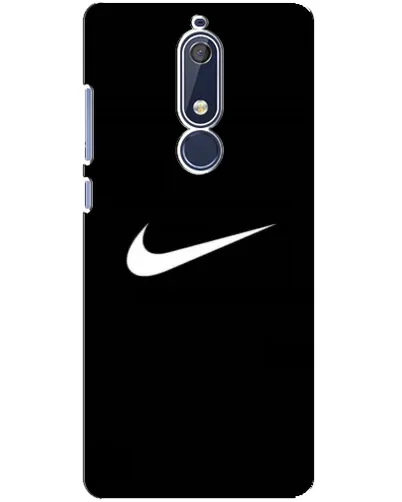 Чехол для Nokia 5.1 (2018) с картинкой «Минималистический Найк» Чехол для Nokia 5.1 (2018) с картинкой «Минималистический Найк»