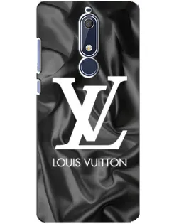 Чехол для Nokia 5.1 (2018) с картинкой «Шелковый Louis Vuitton»