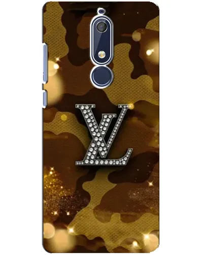 Чехол для Nokia 5.1 (2018) с картинкой «Камуфляжный Louis Vuitton»