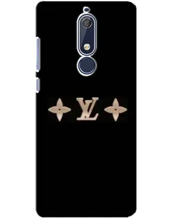 Чехол для Nokia 5.1 (2018) с картинкой «Louis Vuitton — минимализм»
