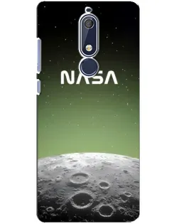 Чехол для Nokia 5.1 (2018) с картинкой «NASA — лунный градиент»