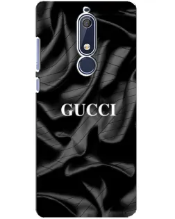 Чехол для Nokia 5.1 (2018) с картинкой «Gucci — шелковые волны» Чехол для Nokia 5.1 (2018) с картинкой «Gucci — шелковые волны»