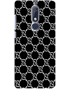 Чехол для Nokia 5.1 (2018) с картинкой «Gucci — сетчатый паттерн»