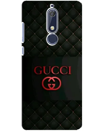 Чехол для Nokia 5.1 (2018) с картинкой «Gucci — стеганый черный»