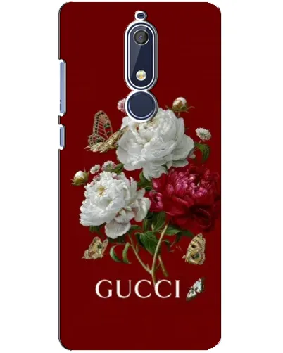 Чехол для Nokia 5.1 (2018) с картинкой «Gucci —  сад»