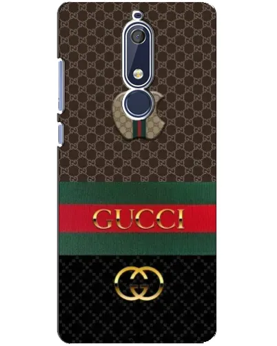 Чехол для Nokia 5.1 (2018) с картинкой «Gucci — брендированный десерт»