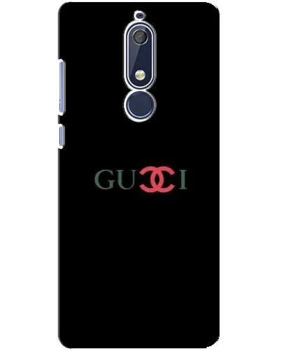 Чехол для Nokia 5.1 (2018) с картинкой «Gucci — красный градиент»