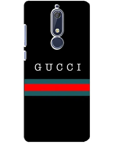 Чехол для Nokia 5.1 (2018) с картинкой «Gucci — красный пояс»