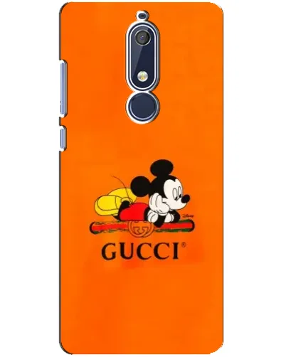 Чохол для Nokia 5.1 (2018) з картинкою «Міккі Маус Gucci — помаранч» Чохол для Nokia 5.1 (2018) з картинкою «Міккі Маус Gucci — помаранч»