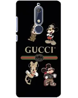 Чохол для Nokia 5.1 (2018) з картинкою «Gucci — герої Disney та монограма» Чохол для Nokia 5.1 (2018) з картинкою «Gucci — герої Disney та монограма»